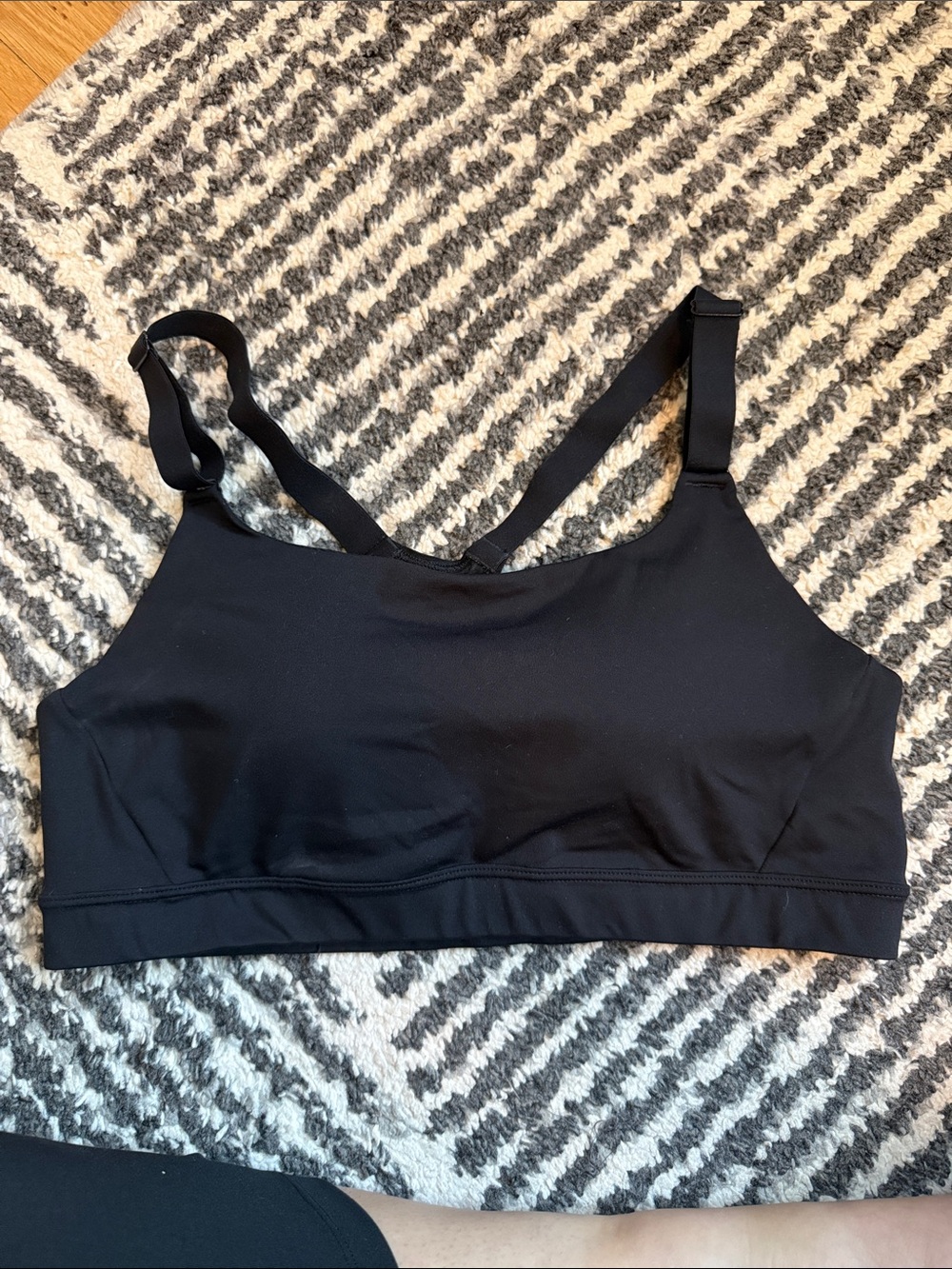 Old Navy Black Seamless Sports Bra